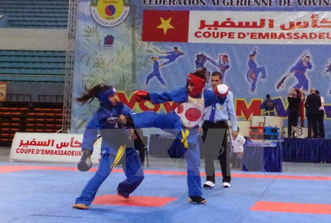 La Coupe d’ambassadeurs de vovinam a fière allure en Algérie ảnh 1 La Coupe d’ambassadeurs de vovinam a fière allure en Algérie ảnh 1