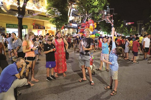 Les rues piétonnes de Hanoï se posent en label touristique ảnh 1 Les rues piétonnes de Hanoï se posent en label touristique ảnh 1