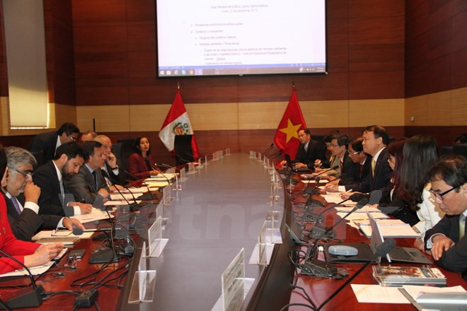 La première réunion du Comité intergouvernemental Pérou-Vietnam ảnh 1 La première réunion du Comité intergouvernemental Pérou-Vietnam ảnh 1