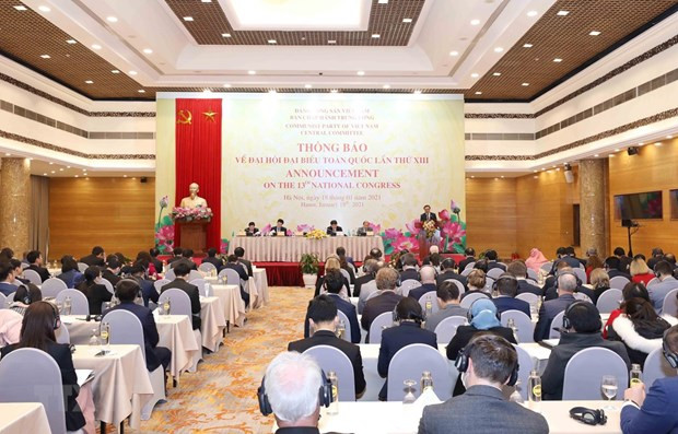 Informer les diplomates étrangers sur le 13e Congrès national du PCV ảnh 1 Informer les diplomates étrangers sur le 13e Congrès national du PCV ảnh 1