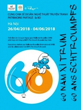Patrimoine partagé 2018: l’exposition «Les Schtroumpfs» à Hanoï ảnh 1 Patrimoine partagé 2018: l’exposition «Les Schtroumpfs» à Hanoï ảnh 1