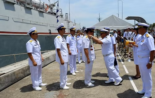 Vietnam et Thaïlande effectuent une patrouille maritime commune ảnh 1 Vietnam et Thaïlande effectuent une patrouille maritime commune ảnh 1