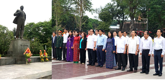 Hanoï: commémoration du 148e anniversaire de la naissance de Lénine ảnh 1 Hanoï: commémoration du 148e anniversaire de la naissance de Lénine ảnh 1