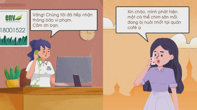 ENV appelle le public à signaler les violations liées aux espèces sauvages ảnh 2 ENV appelle le public à signaler les violations liées aux espèces sauvages ảnh 2