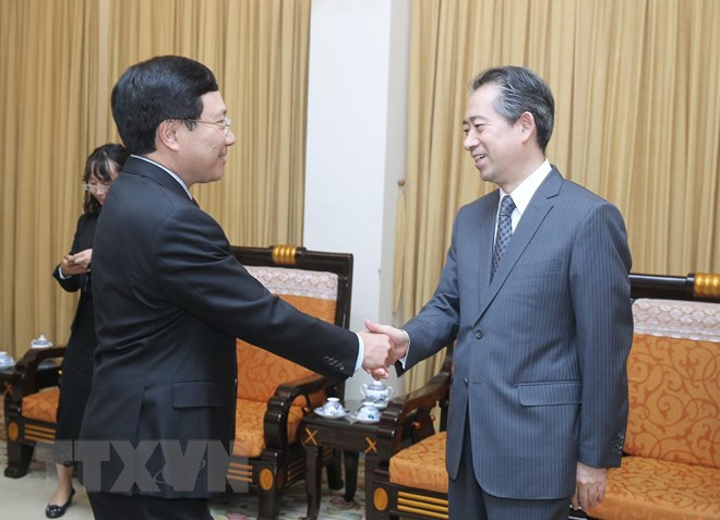 Le vice-PM Pham Binh Minh reçoit le nouvel ambassadeur de Chine ảnh 1 Le vice-PM Pham Binh Minh reçoit le nouvel ambassadeur de Chine ảnh 1