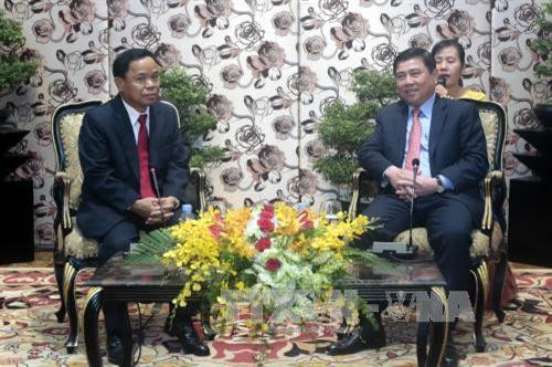 Une délégation du Bureau du CC du PPRL à Ho Chi Minh-Ville ảnh 1 Une délégation du Bureau du CC du PPRL à Ho Chi Minh-Ville ảnh 1