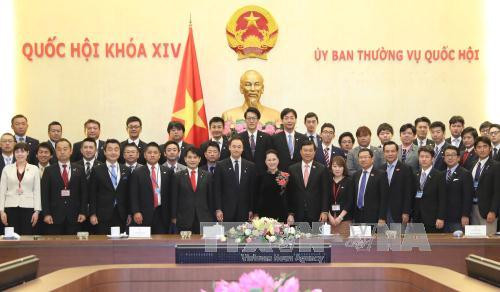 Pour stimuler la compréhension entre les jeunes députés Vietnam-Japon ảnh 1 Pour stimuler la compréhension entre les jeunes députés Vietnam-Japon ảnh 1
