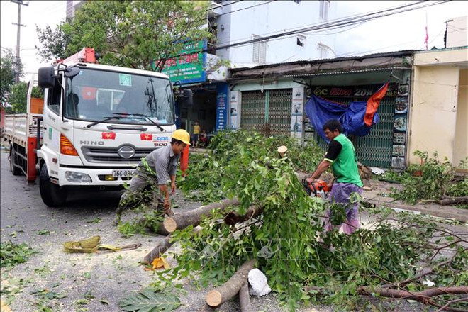 Contrôle du règlement des conséquences du typhon No9 à Quang Ngai ảnh 1 Contrôle du règlement des conséquences du typhon No9 à Quang Ngai ảnh 1