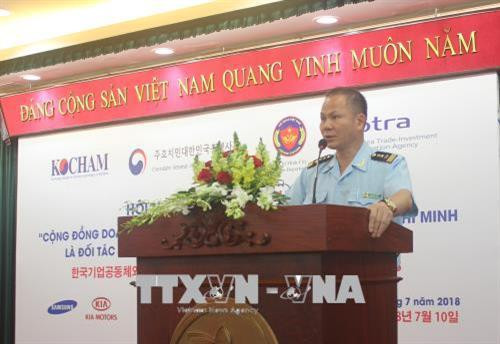 Dialogue entre le Département des douanes de HCM-Ville et les entreprises sud-coréennes ảnh 1 Dialogue entre le Département des douanes de HCM-Ville et les entreprises sud-coréennes ảnh 1