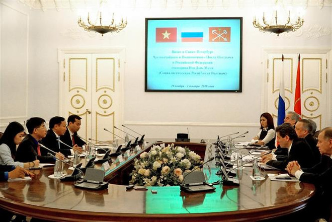 Ouverture du premier Forum des jeunes Russie-Vietnam à Saint-Pétersbourg ảnh 2 Ouverture du premier Forum des jeunes Russie-Vietnam à Saint-Pétersbourg ảnh 2