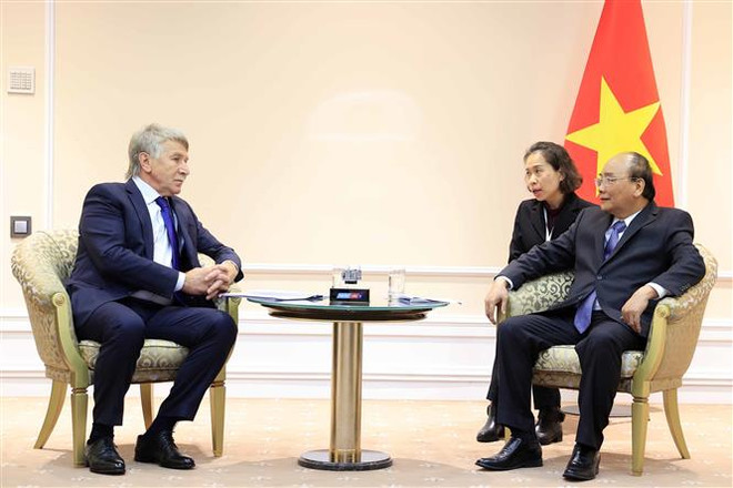 Le président Nguyen Xuan Phuc rencontre des investisseurs russes ảnh 3 Le président Nguyen Xuan Phuc rencontre des investisseurs russes ảnh 3