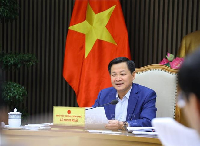 Le vice-PM Le Minh Khai s'entretient avec son homologue sud-coréen Hong Nam-ki ảnh 1