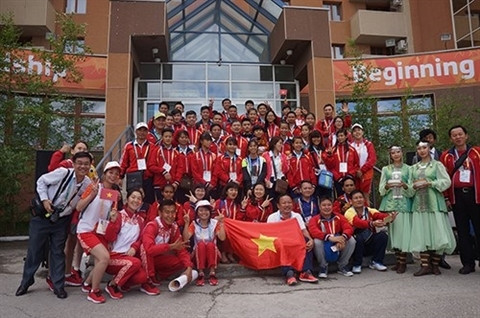 Jeux sportifs internationaux des enfants d'Asie : cinq médailles d'or pour le Vietnam ảnh 1 Jeux sportifs internationaux des enfants d'Asie : cinq médailles d'or pour le Vietnam ảnh 1