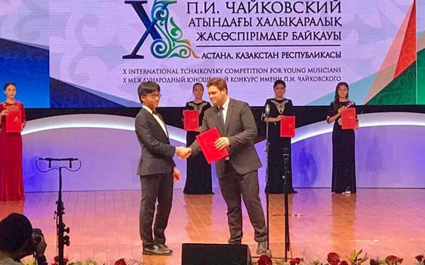 Musique : Tran Le Quang Tien remporte un prix au concours Tchaïkovski ảnh 1 Musique : Tran Le Quang Tien remporte un prix au concours Tchaïkovski ảnh 1