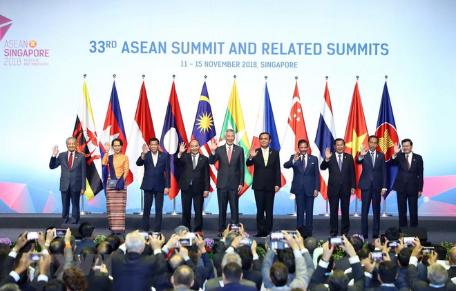 Le Premier ministre Nguyen Xuan Phuc à la cérémonie d’ouverture du 33e Sommet de l’ASEAN ảnh 1 Le Premier ministre Nguyen Xuan Phuc à la cérémonie d’ouverture du 33e Sommet de l’ASEAN ảnh 1
