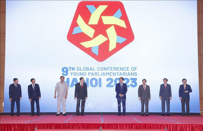 Cérémonie d’annonce du logo et du site web de la 9e Conférence mondiale des jeunes parlementaires ảnh 1 Cérémonie d’annonce du logo et du site web de la 9e Conférence mondiale des jeunes parlementaires ảnh 1