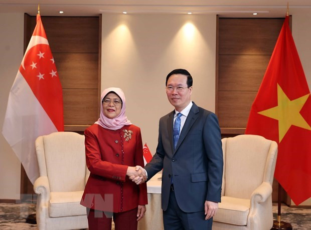 Le Vietnam félicite Singapour pour le double anniversaire des liens ảnh 1 Le Vietnam félicite Singapour pour le double anniversaire des liens ảnh 1