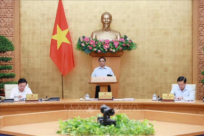 Le PM préside la réunion périodique de juillet entre le gouvernement et les localités ảnh 1 Le PM préside la réunion périodique de juillet entre le gouvernement et les localités ảnh 1