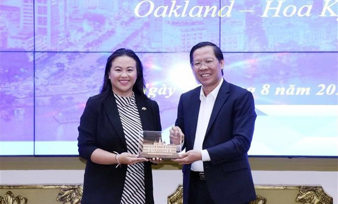 Ho Chi Minh Ville promeut la coopération avec la ville américaine d’Oakland ảnh 1 Ho Chi Minh Ville promeut la coopération avec la ville américaine d’Oakland ảnh 1