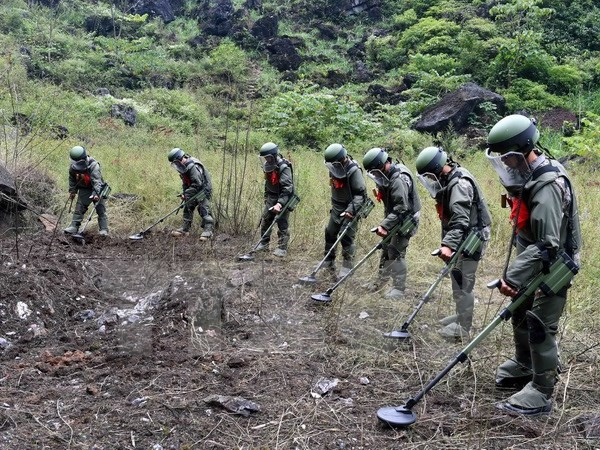 Vietnam et Chine coopèrent dans le déminage à la frontière ảnh 1 Vietnam et Chine coopèrent dans le déminage à la frontière ảnh 1