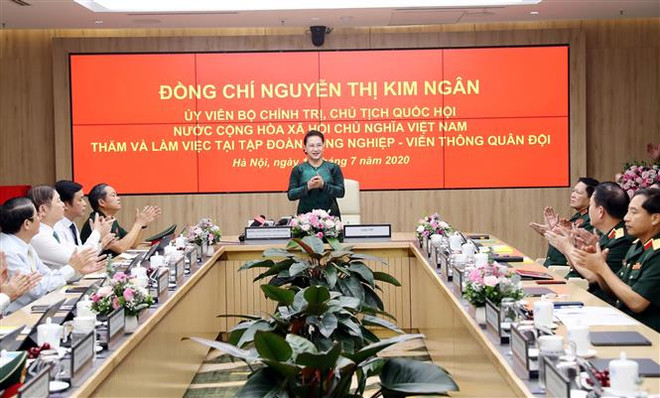 La présidente de l’AN exhorte Viettel à consolider et améliorer sa position ảnh 1 La présidente de l’AN exhorte Viettel à consolider et améliorer sa position ảnh 1