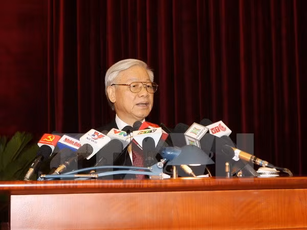 Ouverture du 12e Plénum du CC du PCV du 11e mandat ảnh 1