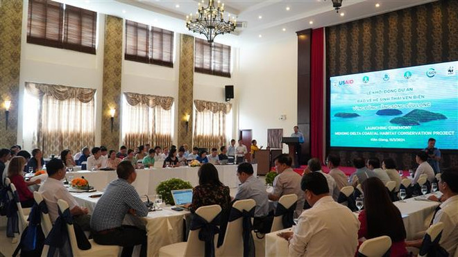 Lancement d'un projet de protection des écosystèmes littoraux dans le delta du Mékong ảnh 1 Lancement d'un projet de protection des écosystèmes littoraux dans le delta du Mékong ảnh 1