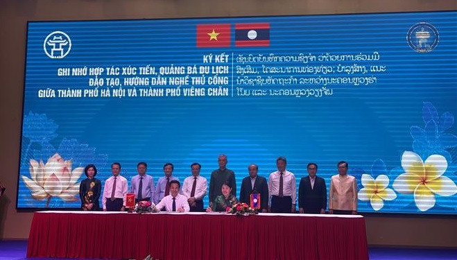 Renforcement des liens entre les entreprises de Hanoï et de Vientiane (Laos) ảnh 1 Renforcement des liens entre les entreprises de Hanoï et de Vientiane (Laos) ảnh 1