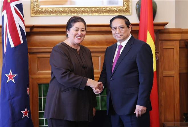 Le PM Pham Minh Chinh rencontre la gouverneure générale de la Nouvelle-Zélande ảnh 1 Le PM Pham Minh Chinh rencontre la gouverneure générale de la Nouvelle-Zélande ảnh 1