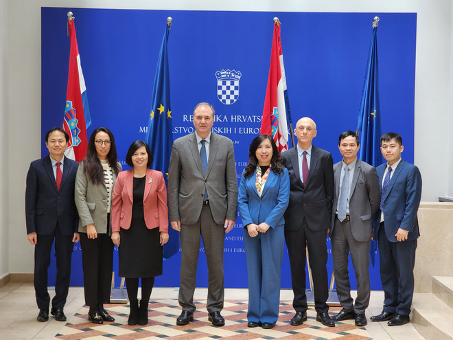 Création d'une dynamique pour promouvoir la coopération Vietnam-Croatie ảnh 1 Création d'une dynamique pour promouvoir la coopération Vietnam-Croatie ảnh 1