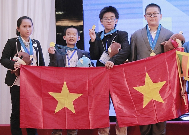 IMSO 2019 : 15 médailles d’or pour les élèves vietnamiens ảnh 1 IMSO 2019 : 15 médailles d’or pour les élèves vietnamiens ảnh 1