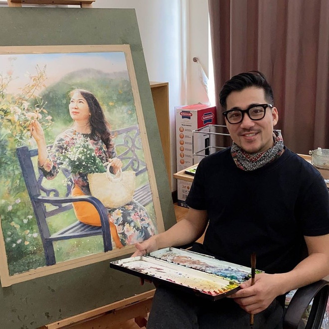 Toan Nguyên, premier peintre vietnamien à remporter un prix d’aquarelle aux États-Unis ảnh 1