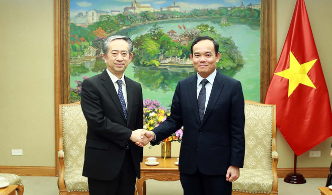 Le vice-Premier ministre Tran Luu Quang reçoit l’ambassadeur de Chine au Vietnam ảnh 1 Le vice-Premier ministre Tran Luu Quang reçoit l’ambassadeur de Chine au Vietnam ảnh 1