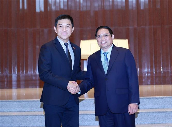 Entrevue entre le PM vietnamien et le président du Parlement de Singapour ảnh 1 Entrevue entre le PM vietnamien et le président du Parlement de Singapour ảnh 1