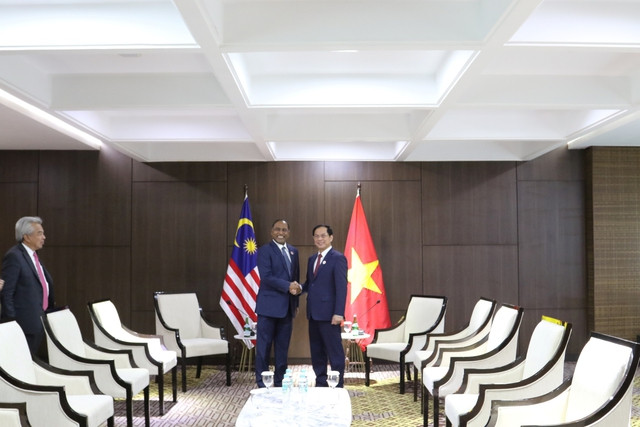 Le ministre des Affaires étrangères rencontre ses homologues cambodgien, philippin et malaisien ảnh 3 Le ministre des Affaires étrangères rencontre ses homologues cambodgien, philippin et malaisien ảnh 3