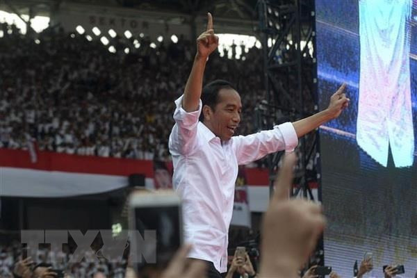 Indonésie: Joko Widodo proclame sa victoire pour un second mandat ảnh 1 Indonésie: Joko Widodo proclame sa victoire pour un second mandat ảnh 1