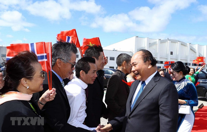 Le PM Nguyen Xuan Phuc conclut sa visite officielle en Norvège ảnh 1 Le PM Nguyen Xuan Phuc conclut sa visite officielle en Norvège ảnh 1