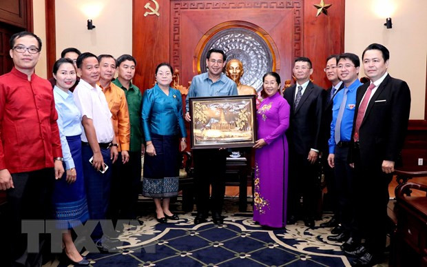 Ho Chi Minh-Ville facilite la coopération des jeunes avec le Laos ảnh 1 Ho Chi Minh-Ville facilite la coopération des jeunes avec le Laos ảnh 1