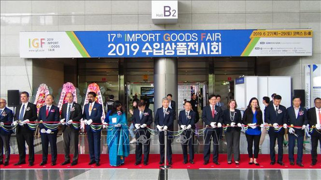 Les entreprises vietnamiennes participent à la foire des importations 2019 à Séoul ảnh 1 Les entreprises vietnamiennes participent à la foire des importations 2019 à Séoul ảnh 1