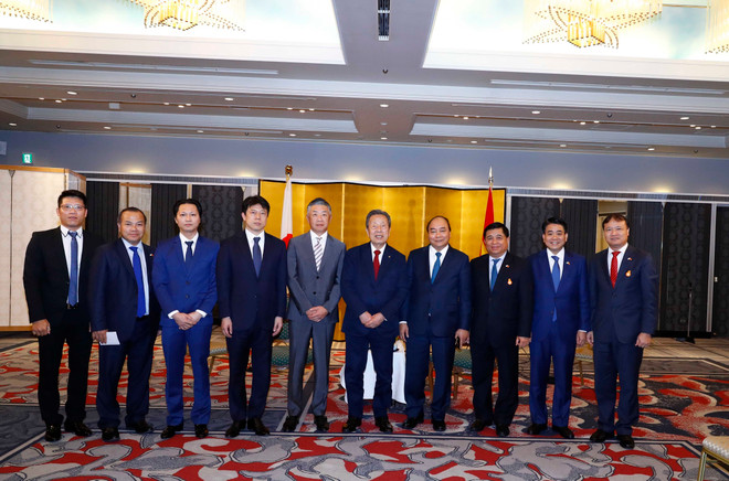Le PM Nguyen Xuan Phuc reçoit les dirigeants de grands groupes japonais ảnh 1 Le PM Nguyen Xuan Phuc reçoit les dirigeants de grands groupes japonais ảnh 1
