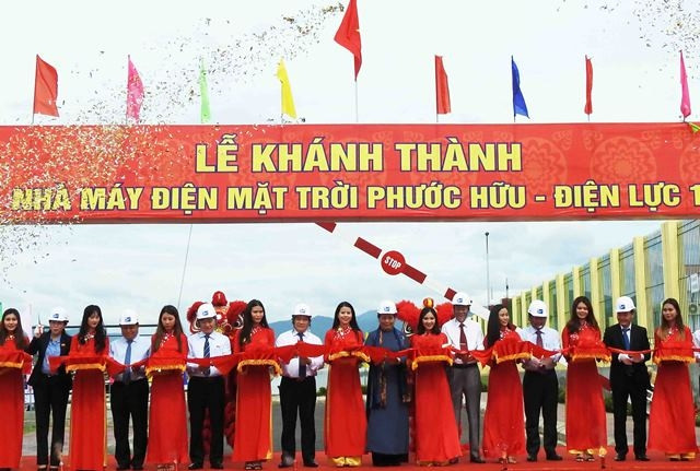 Ninh Thuan : Inauguration de la centrale électrique solaire Phuoc Huu-Dien luc 1 ảnh 1