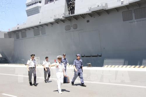 Deux navires de la Force maritime d'autodéfense japonaise en visite au Vietnam ảnh 1 Deux navires de la Force maritime d'autodéfense japonaise en visite au Vietnam ảnh 1