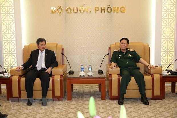 Le ministre de la Défense reçoit le secrétaire général de l'ASEAN ảnh 1 Le ministre de la Défense reçoit le secrétaire général de l'ASEAN ảnh 1
