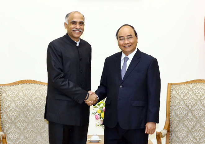 Le Premier ministre Nguyen Xuan Phuc reçoit l'ambassadeur de l'Inde au Vietnam ảnh 1 Le Premier ministre Nguyen Xuan Phuc reçoit l'ambassadeur de l'Inde au Vietnam ảnh 1