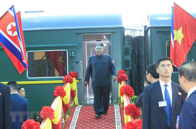 Le convoi transportant le président Kim Jong-un a quitté Dong Dang pour Hanoi ảnh 2 Le convoi transportant le président Kim Jong-un a quitté Dong Dang pour Hanoi ảnh 2