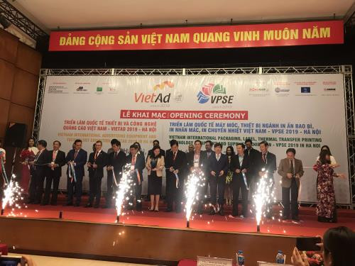 Imprimerie des emballages publicitaires: ouverture de l’exposition VPSE 2019 à Hanoi ảnh 1