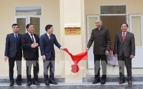 Vinh Phuc : Inauguration d'une cantine d’école maternelle financée par l'Inde  ảnh 1 Vinh Phuc : Inauguration d'une cantine d’école maternelle financée par l'Inde  ảnh 1