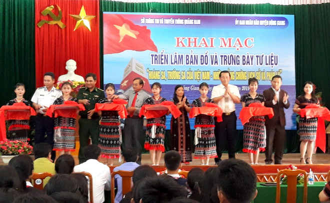 Exposition sur Hoang Sa et Truong Sa à Quang Nam ảnh 1 Exposition sur Hoang Sa et Truong Sa à Quang Nam ảnh 1