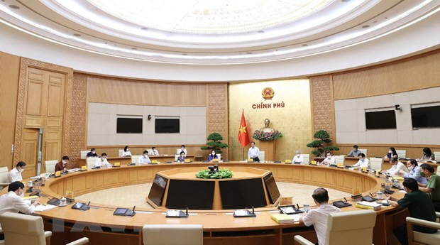 Le Premier ministre Pham Minh Chinh appelle à s’unir pour vaincre l’épidémie de Covid-19 ảnh 2 Le Premier ministre Pham Minh Chinh appelle à s’unir pour vaincre l’épidémie de Covid-19 ảnh 2