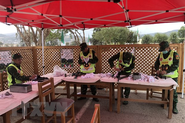 Le Vietnam se classe 2e en tir à la carabine AK par équipe aux Army Games 2021 en Algérie ảnh 1